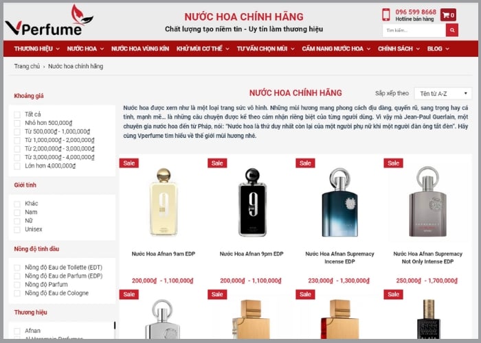 Vperfume - Nước hoa chính hãng uy tín số 1 Hà Nội