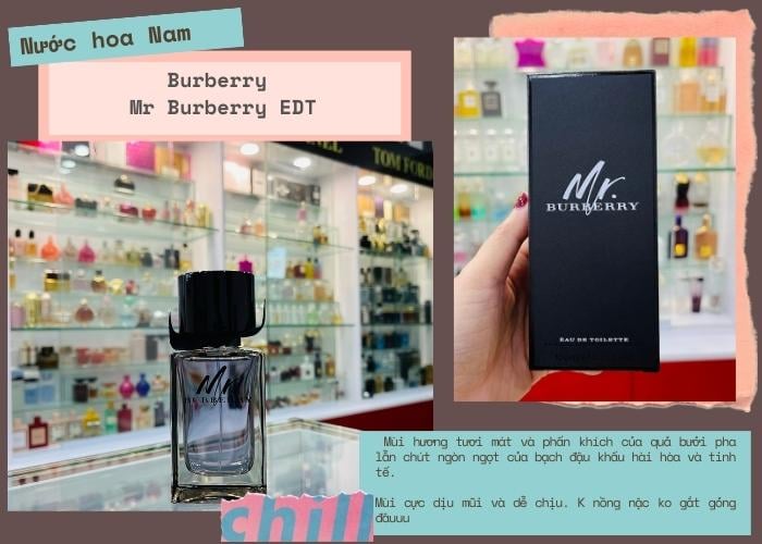 Mùi hương nước hoa Mr. Burberry EDT