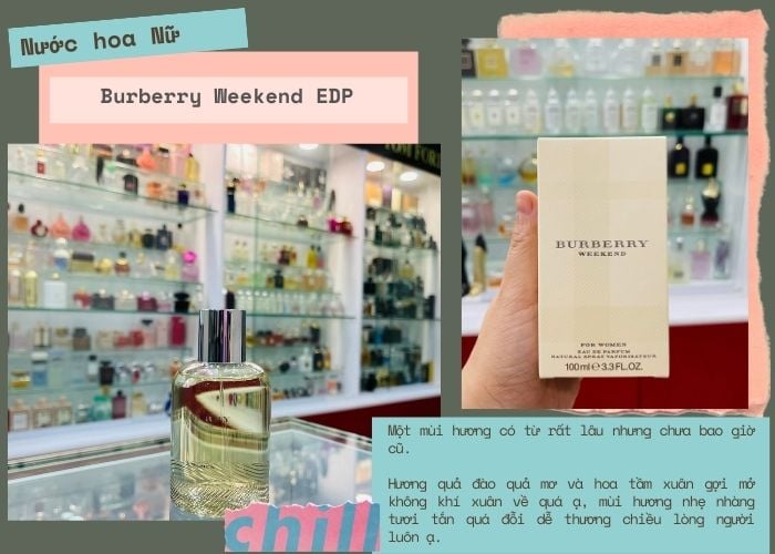 Mùi hương nước hoa Burberry Weekend EDP