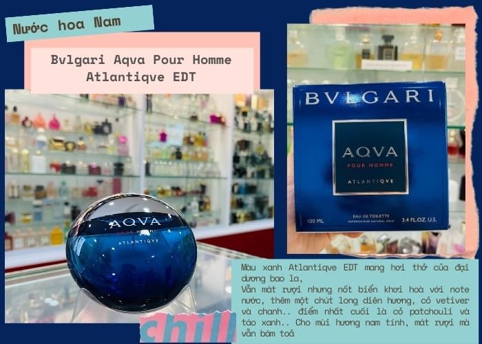 Mùi hương nước hoa Bvlgari Aqva Pour Homme Atlantiqve