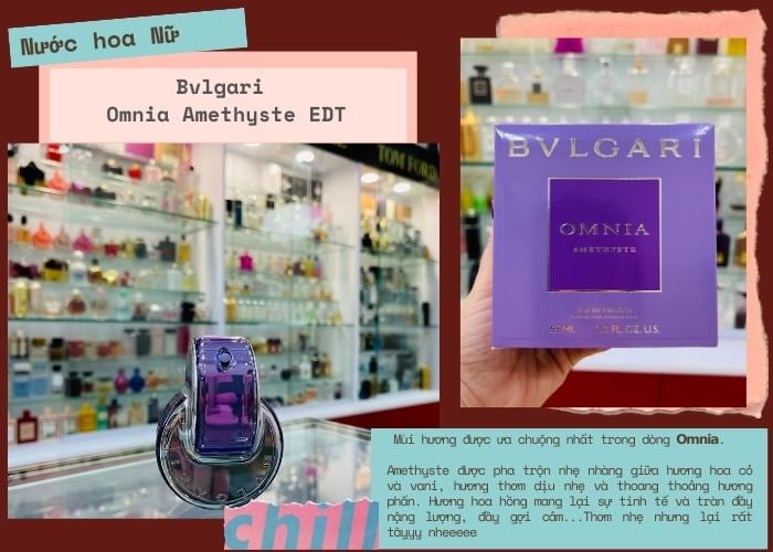 Mùi hương nước hoa Bvlgari Omnia Amethyste