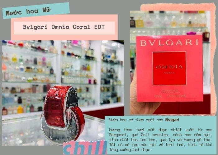 Mùi hương nước hoa Bvlgari Omnia Coral