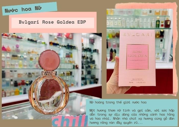 Nước hoa nữ Bvlgari Rose Goldea