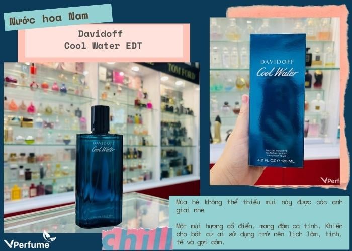 Mùi hương nước hoa Davidoff Cool Water