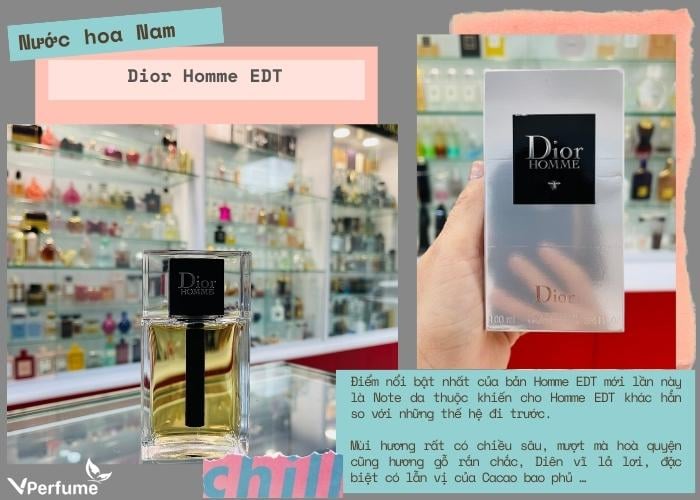 Mùi hương nước hoa Dior Homme EDT