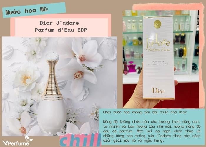 Mùi hương nước hoa Dior J'adore Parfum d'Eau