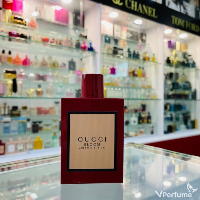 Thiết kế chai nước hoa Gucci Bloom Ambrosia di Fiori