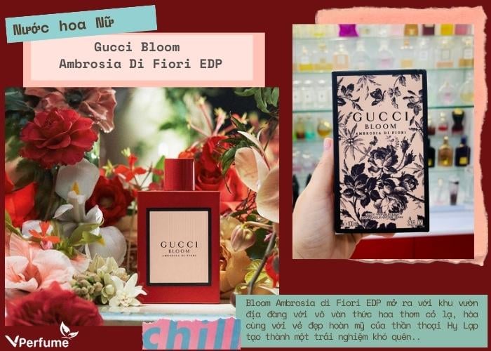 Mùi hương nước hoa Gucci Bloom Ambrosia