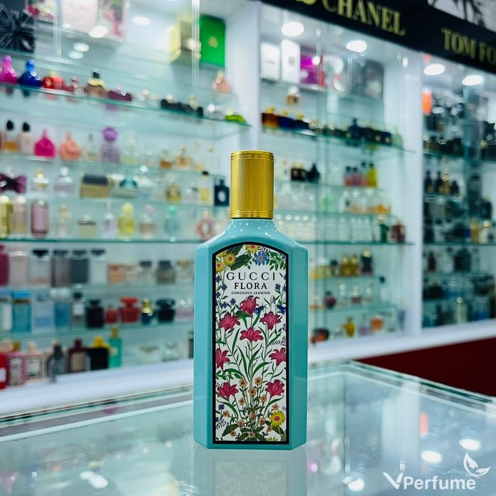 Thiết kế chai nước hoa Gucci Flora Gorgeous Jasmine