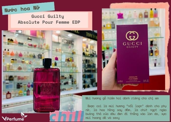 Mùi hương nước hoa Gucci Guilty Absolute Pour Femme