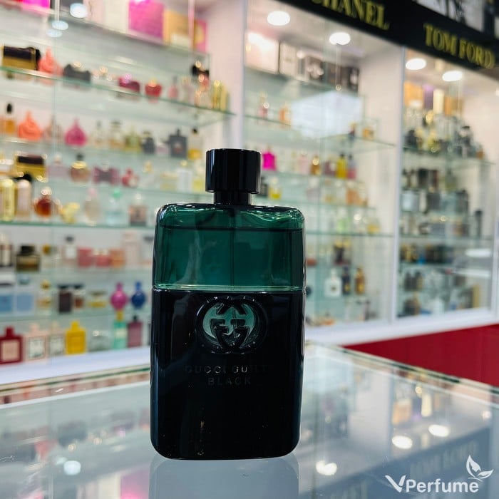 Thiết kế chai nước hoa Gucci Guilty Black Pour Homme