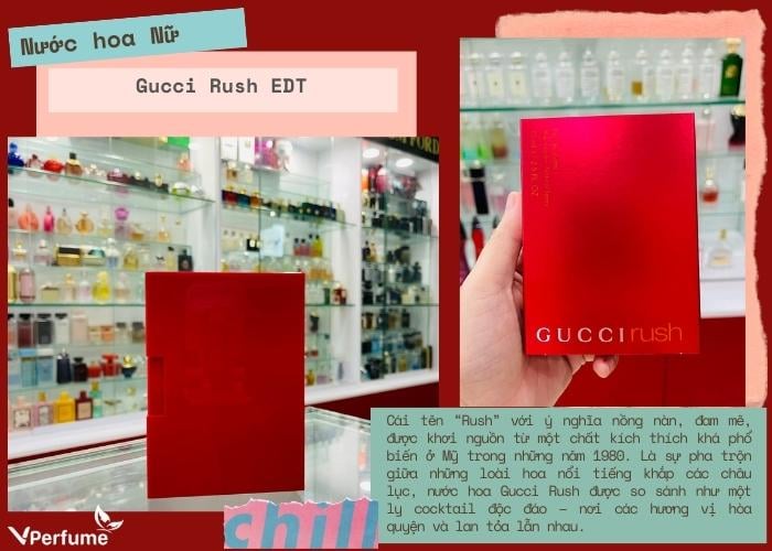 Mùi hương nước hoa Gucci Rush EDT