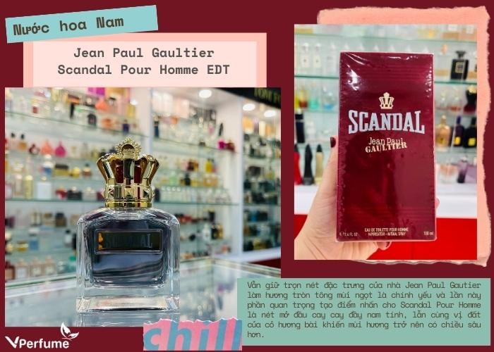 Mùi hương nước hoa Jean Paul Gaultier Scandal Pour Homme