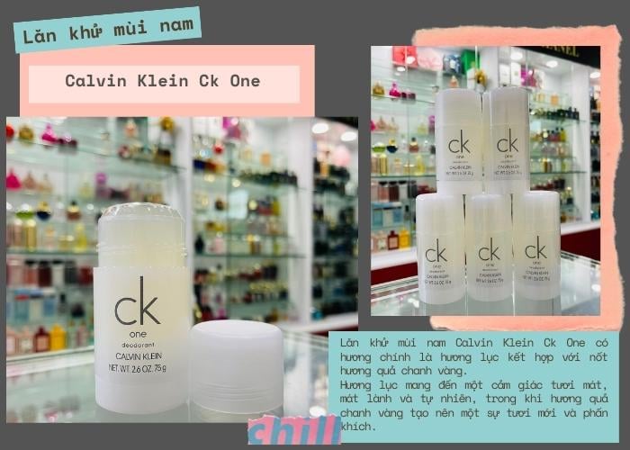 lăn khử mùi Calvin Klein CK One