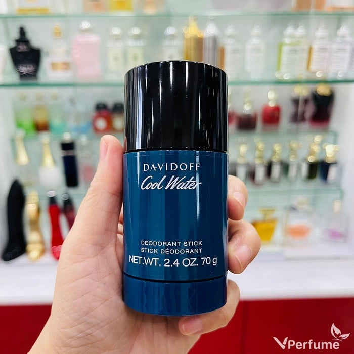 Thiết kế lăn khử mùi nam Davidoff Cool Water