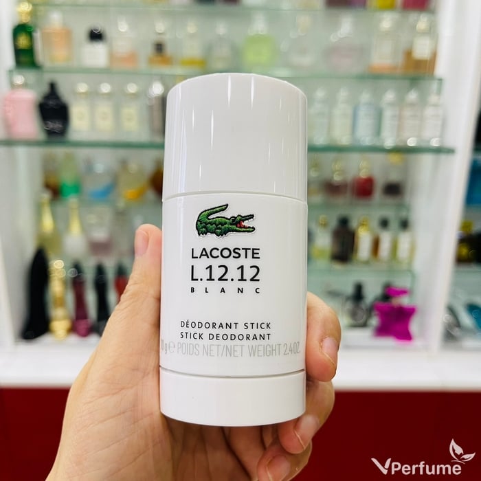 Thiết kế lăn khử mùi Lacoste Eau de L.12.12. White