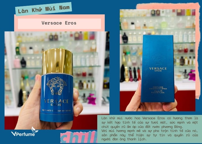 Mùi hương của lăn khử mùi Versace Eros