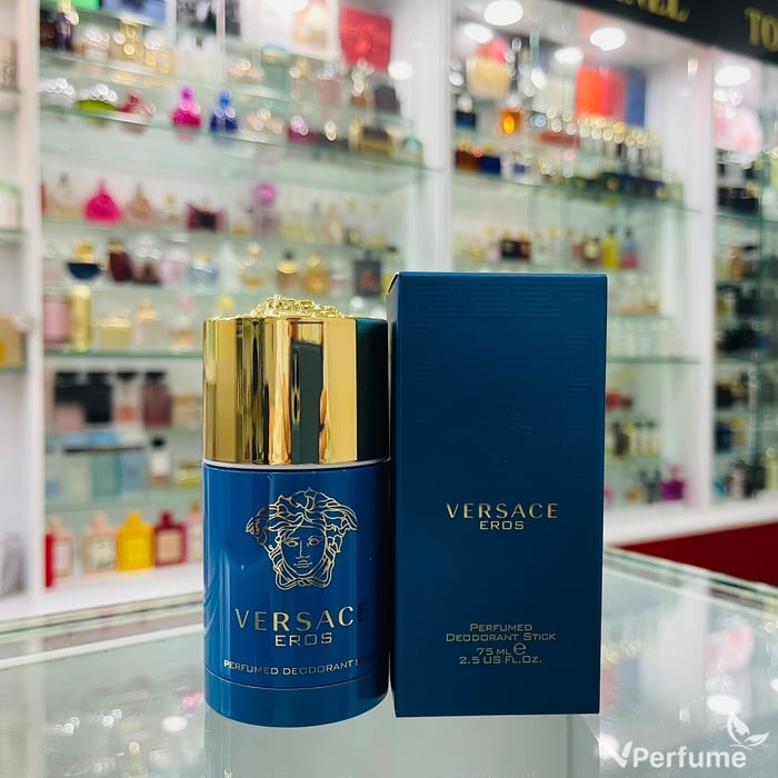 Lăn khử mùi nước hoa nam Versace Eros 75ml