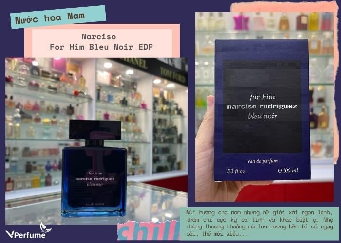 Mùi hương nước hoa Narciso for Him Bleu Noir EDP