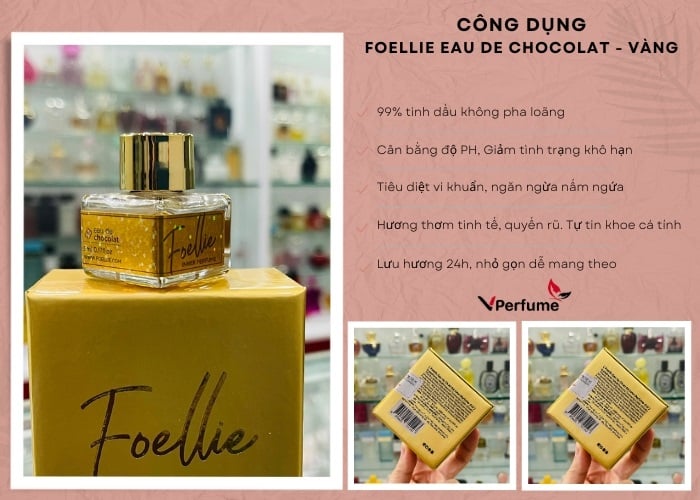 Công dụng của nước hoa vùng kín Foellie Eau de Chocolat