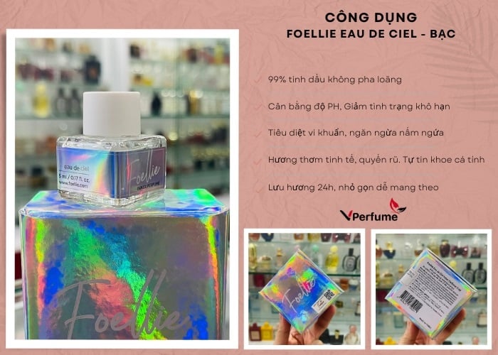 Công dụng của nước hoa vùng kín Foellie Foellie Eau de Ciel