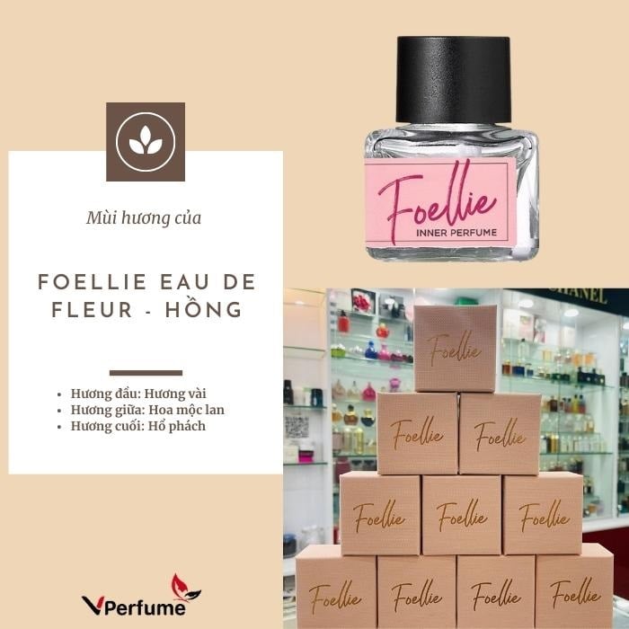 Nước hoa vùng kín Foellie Eau de Fleur - Hồng