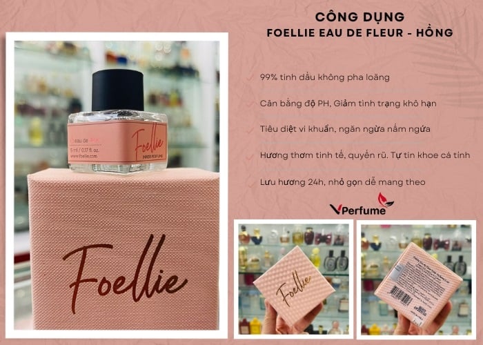 Công dụng của nước hoa vùng kín Foellie Eau de Fleur