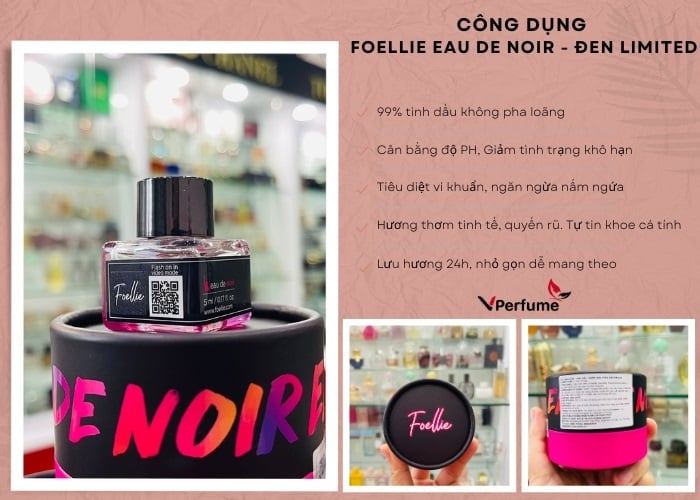 Công dụng của nước hoa vùng kín Foellie Eau de Noir