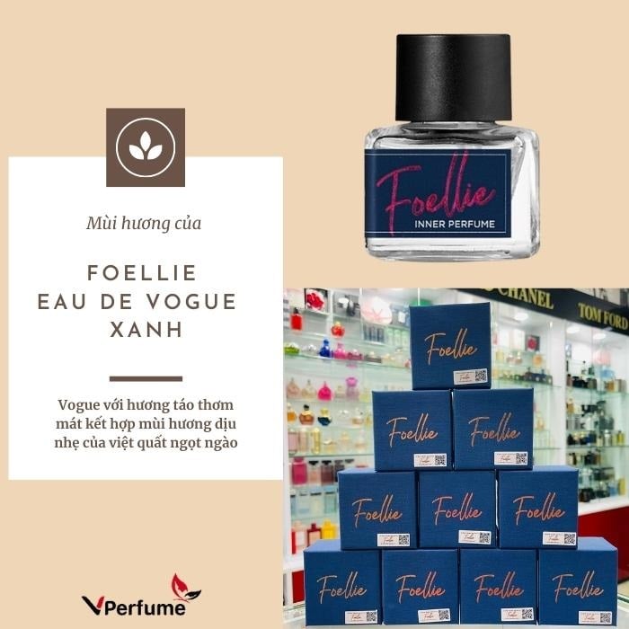 Nước hoa vùng kín Foellie Eau de Vogue Xanh