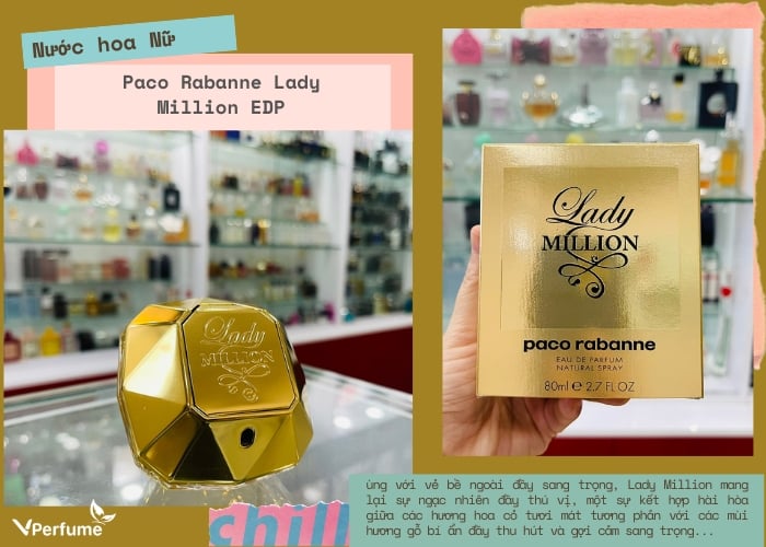 Mùi hương nước hoa Lady Million EDP