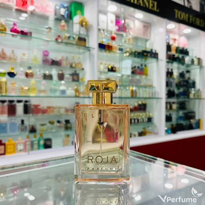 Thiết kế chai nước hoa Roja Elixir Pour Femme Parfum Cologne