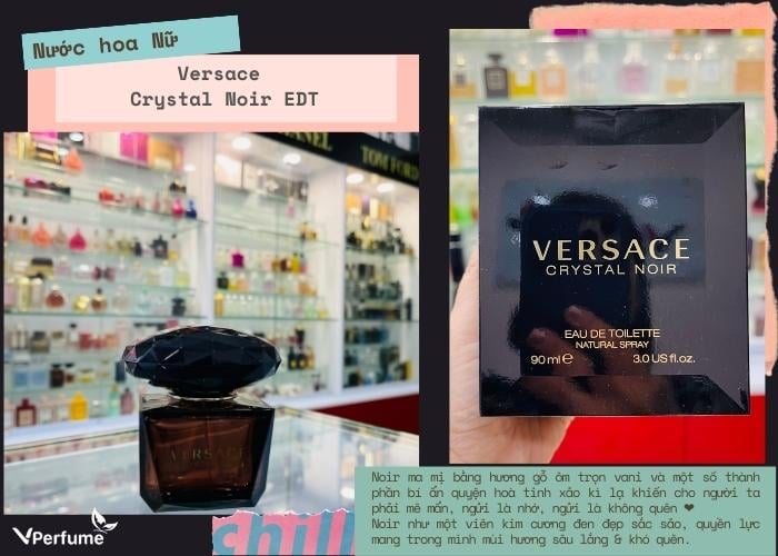 Mùi hương nước hoa Versace Crystal Noir