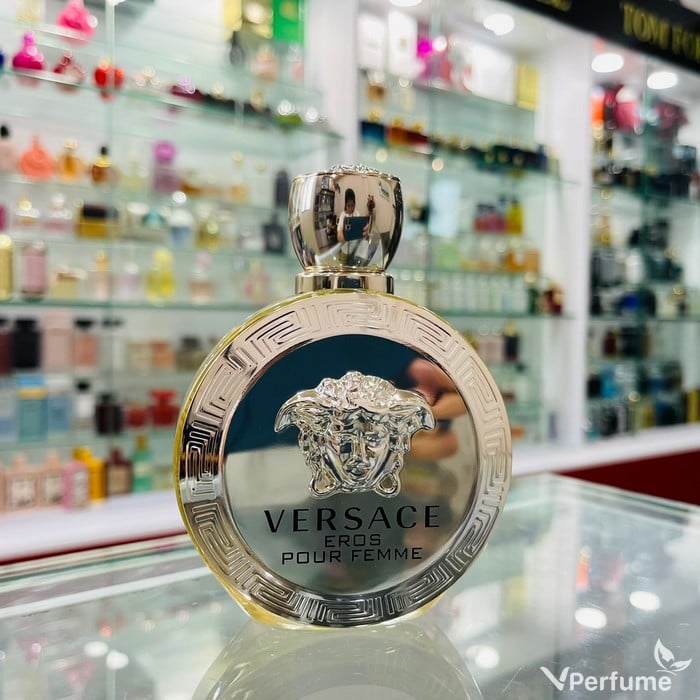 Thiết kế chai nước hoa nữ Versace Eros Pour Pemme